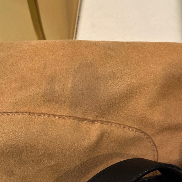 Jimmy Choo vintage black leather bag shoulder bag. Two inside open pockets. - Picture 9 of 10